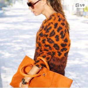 Victoria Beckham Liberty Tote in Orange. Authentic.